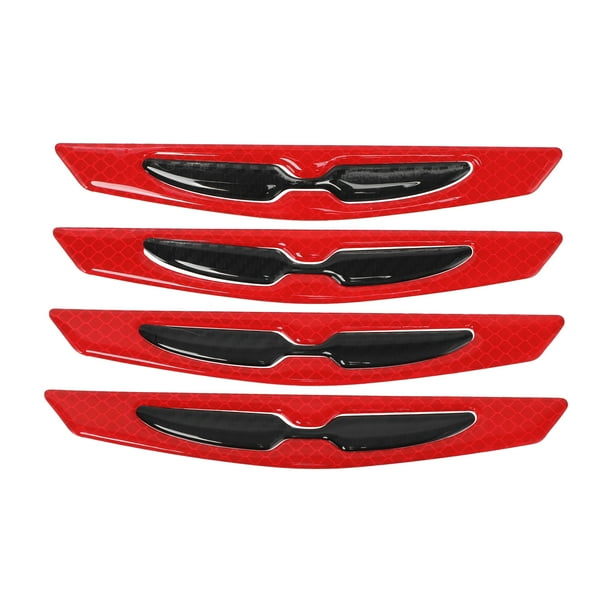 Calcomanía Reflectante de Parachoques, Diamante Rojo, Etiqueta Reflectante para Automóvil, Decoración Personalizada 1 Juego