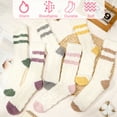 thumbnail image 6 of Bocaoying 6 Pairs Women Fuzzy Socks, Soft Cozy Fluffy Slipper Winter Thick Warm Plush Socks, Women Winter Fluffy Cozy Slipper Socks, 6 of 8