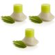 thumbnail image 1 of Ensaladas Portables Contenedores de Ensalado Conjunto de 3 Botellas de Silicona a Prueba de Fugas Tapa Herramienta de Cocina Mini Contenedores de Almacenamiento de Alimentos Pequeño Condimento de Dip, 1 of 4