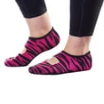 thumbnail image 2 of NuFoot Mary Janes Women's Foldable Flats – Pink Zebra, Large, Indoor Slippers & Travel Shoes, 2 of 5