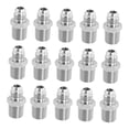 thumbnail image 3 of 15 adaptadores de manguera hidráulica de 3/8" Jic macho a 3/8" NPT macho, reemplazo portátil, fácil de instalar, accesorios de acero, 3 of 7