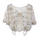 thumbnail image 1 of Jumpingount Chal de piel sintética, encogimiento de hombros con lentejuelas, chal de los años 20 para mujer, accesorios, chal de mujer con Accesorios de disfraces D, 1 of 6