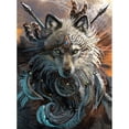 thumbnail image 1 of Kits de punto de cruz con patrón de lobo DIY de 11 quilates, conjunto decorativo de bordado completo estampado FLhrweasw  Nuevo, 1 of 9