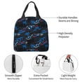 thumbnail image 5 of Defioc Blue Sports Car Print Lunch Box,Lunch Bag for Women Men Reusable Insulated Lunch Tote for Work/Office/Picnic/Travel, 5 of 6