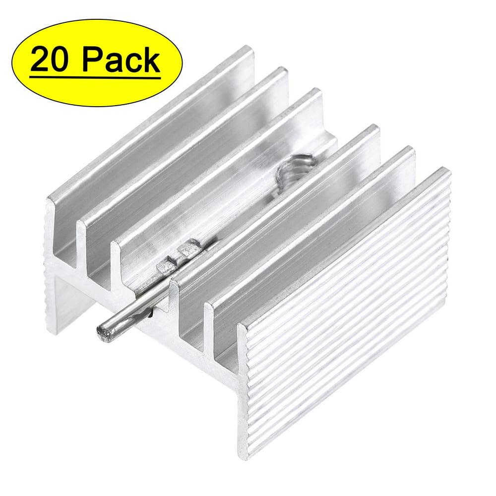 16x15x10mm TO220 Aluminum Heatsink for Cooling MOSFET Transistors