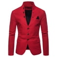 thumbnail image 2 of Traje decorativo de múltiples botones de moda para hombre de primavera con código europeo, traje de cuello alto con personalidad para hombre, 2 of 5