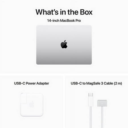 Apple - MacBook Pro 14" Laptop - M3 chip - 8GB Memory - 10-core GPU - 512GB SSD (Latest Model) - Silver