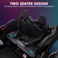 thumbnail image 6 of 2 Seater Ride on Car w/Sun Shade, Kids Electric Vehicles w/Remote Control, 24V 7AH Off-Road Electric Truck, UTV with LED Lights, Music Player for 3+ Kids, 6 of 7
