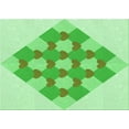 thumbnail image 1 of Ahgly Company Machine Washable Indoor Rectangle Transitional Jade Green Area Rugs, 8' x 12', 1 of 7