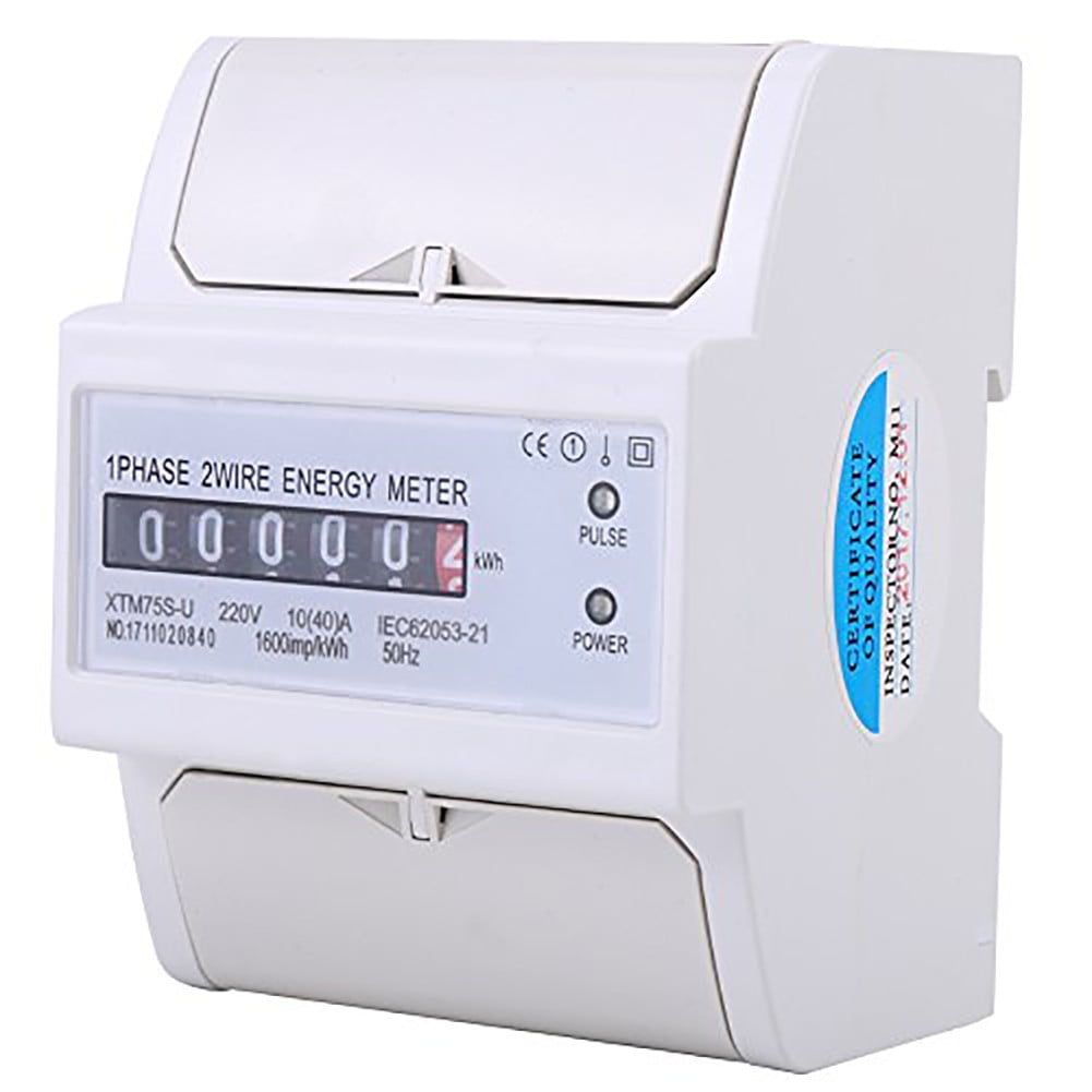 Digital Single Phase Universal Energy Meter with Manual in Nepal at NPR