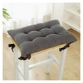 thumbnail image 1 of Cojines rectangulares for silla, asiento for taburete de bar, cojín con lazos, cojín antideslizante grueso for silla, 1 of 6
