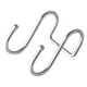 thumbnail image 1 of Bewildely Gancho de almacenamiento en forma de S doble de acero inoxidable para baño, cocina, pared, puerta, organizador, accesorios Type3 NO3, 1 of 6