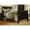 Black, variant on Acme Louis Philippe III Twin Sleigh Bed in Black Pine Wood, Multiple Sizes
