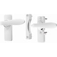thumbnail image 3 of in-Swinging Storm Door Handle Set \u for Inward-Opening Storm Screen Doors ONLY \u Surface Mount Locking Inside Latch, 3 of 8