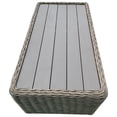 thumbnail image 2 of Table Basse Tulum Bicolore Beige Foncé avec Cadre en Aluminium, 2 of 3