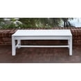thumbnail image 1 of 4ft. Outdoor Backless Plastic Bench - White, 1 of 3