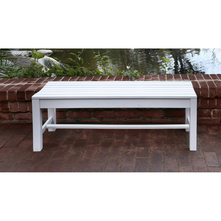 Shine Company 4 ft. Outdoor Backless Bench Walmart