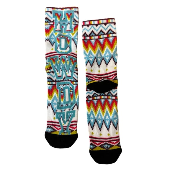 Women's Multicolor Western Cotton Poly Socks