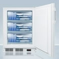 thumbnail image 4 of ADA compliant 24" wide all-freezer for built-in use, manual defrost with a NIST calibrated thermometer, lock, and -25C capability, 4 of 4