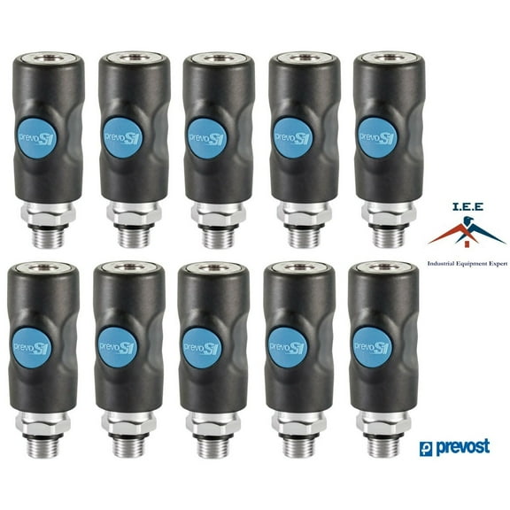 10 Pack Prevost ISI 061251 Safety Air Plug Coupler 1/4" MNPT Prevo S1