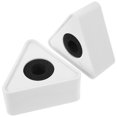 thumbnail image 4 of 2Pcs White Triangular Mic Flags for Microphone Station Logo, 4 of 8