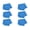 Blue , variant on Polishing & Cleaning Microfiber Lint Free Cloth Blue Pack of 12 pcs Ideal for Diamonds, Gemstones, Semi-Precious Stones, Watches, Camera Lens Cleaner & Gold, Silver, Platinum Jewellery