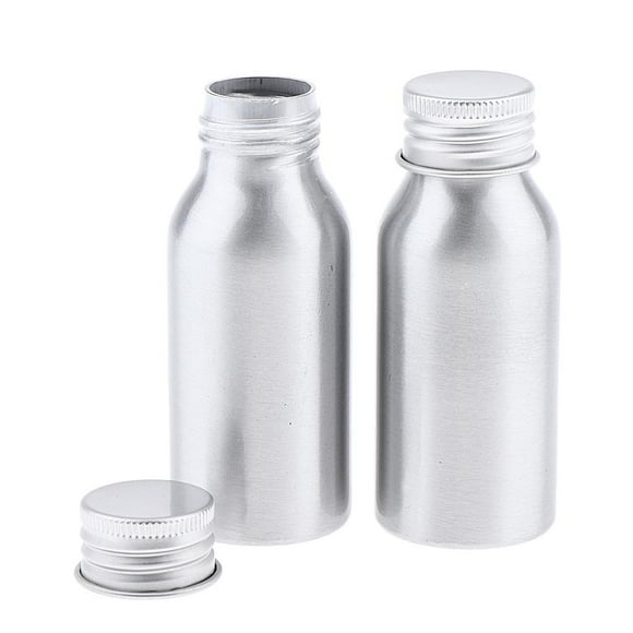 2 uds/ botella cosmética contenedor recargable para miel, líquido, nutriente 50ml jinwen Botella de agua de aluminio
