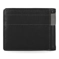 thumbnail image 2 of Harley-Davidson Men's Genuine Leather With Calvary Canvas Trim Billfold Wallet, Harley Davidson, 2 of 3
