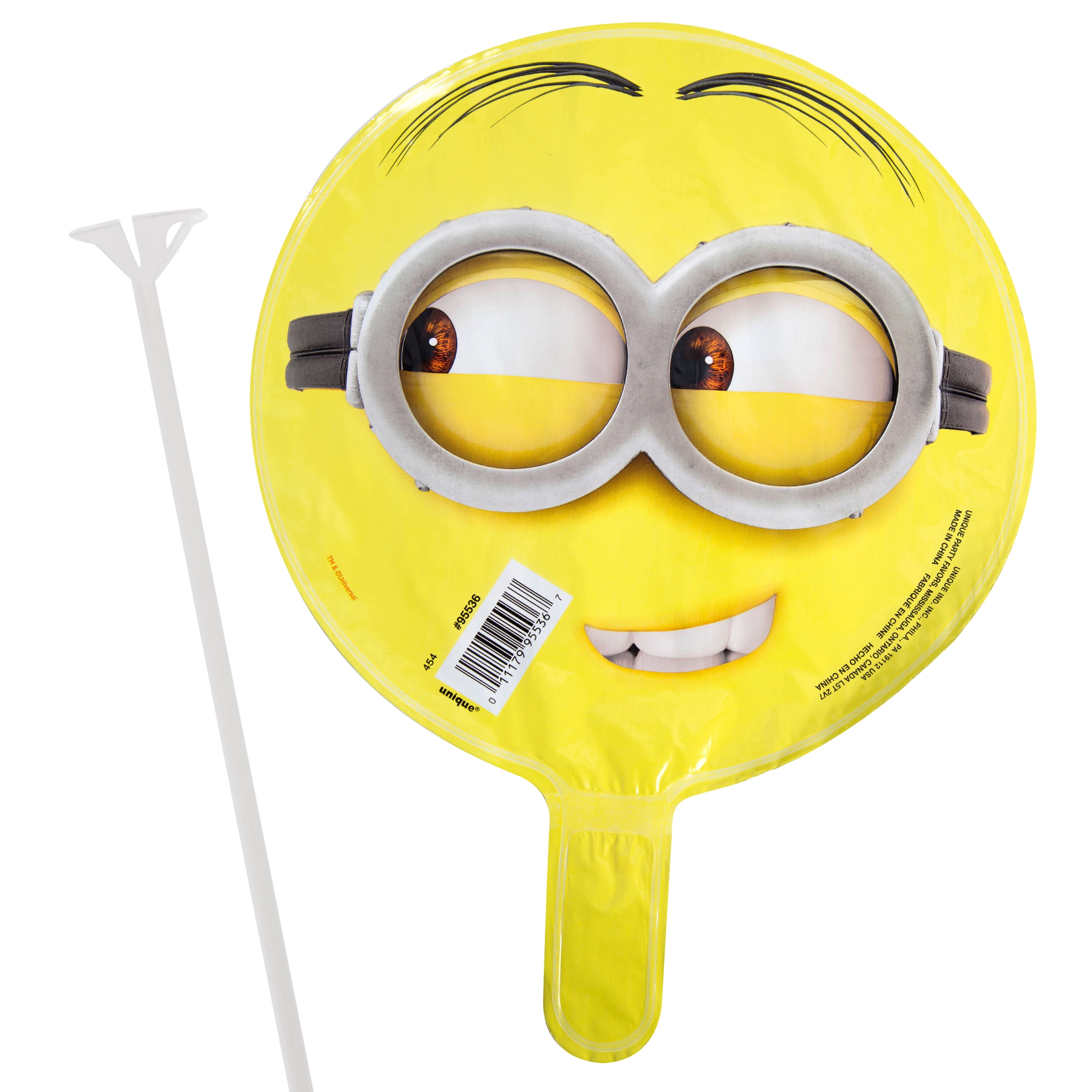 9" Foil Despicable Me Minions Balloon with Stick