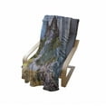 thumbnail image 4 of Travel Soft Flannel Fleece Throw Blanket, Shaman Rock Lake Baikal in Russia Coastal Theme Sun Rays Scenic Vista Print, Cozy Plush for Indoor and Outdoor Use, 50" x 70", Green Brown Blue, by Ambesonne, 4 of 6