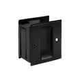thumbnail image 1 of Deltana SDP25U19 2.5 x 2.75 in. Passage Pocket Lock- Black - Solid, 1 of 1