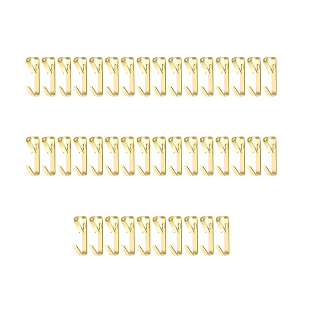 Colgador de Cuadros Naiovety 100 Piezas Gancho Metal Oro