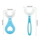 thumbnail image 3 of Cateissary Silicona 360 grados de mano en forma de U blanqueamiento cepillo de para bebés cepillo de para niños mango de cepillo flexible Suministros de limpieza para el hogar azul 2-6 años tipo 1 Cateissary HA008802-01B, 3 of 6