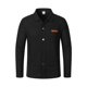 thumbnail image 3 of pstuiky manga larga de hombre, Chaqueta tipo cárdigan de manga larga con solapa y botones para hombre, color liso Tops casuales para hombres m, 3 of 4