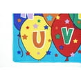 thumbnail image 2 of Benzara Alphabetical Machine Tufted Area Rug In With Nylon Backing, Multicolor, 2 of 2