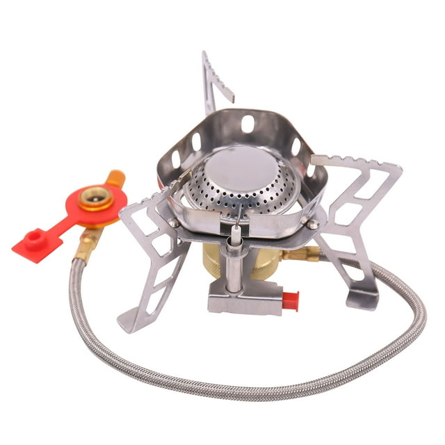 Amdohai Mini Portable Type Split Gaz Extérieur Camping Coupe-Vent Four Gaz