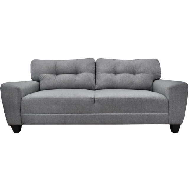 Sofa El Bazar Store Sidney Lino Gris Plata 3 Plazas Modular Moderno