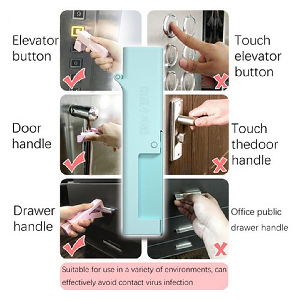 Details about   Pocket Elevator Button Press Stick Self-clean Contactless Door Handle Grip Wet 