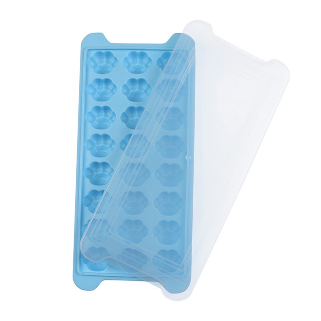 Molde de Cocina Bandeja de cubitos de hielo con forma de pata de gato para congelador, molde para hacer hielo de Material TPE seguro para el verano Ehuebsd Libre de BPA