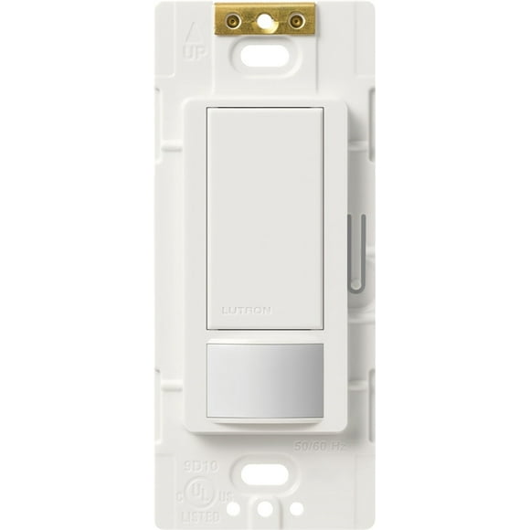 Maestro MS-OPS2H-WH Occupancy Sensor Switch, 250 W, 120 VAC, 30 ft, 180 deg
