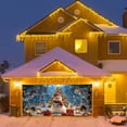 thumbnail image 6 of Hxlamzoo 2025 Christmas Garage Door Cover, Large Weather-Resistant Holiday Banner with Adhesive Strips & Grommets for Outdoor Home Front Door Xmas Décor, 6 of 7