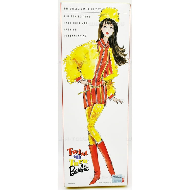 Twist 'n Turn Barbie 1967 Doll and Fashion Reproduction 1997