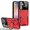 Red, variant on Case for Galaxy S24 FE,Military [Built-in Kickstand] Magnetic Metal Ring Dual-Layer Heavy Duty Car Holder Shockproof Camera Lens Protection Phone Case for Samsung Galaxy S24 FE 5G,2024 (Black)