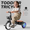 thumbnail image 2 of Triciclo Umatoll para niños de 2 a 5 años con ruedas iluminadas, 2 of 9