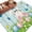 Multicolor, variant on 5'x7' Area Rugs for Living Room Bedroom, Easter Washable Rug Carpet Runner Indoor Outdoor, Spring Easter Eggs Bunny Teal Wooden Grain Non Slip Floor Mats Area Rug for Kitchen, Nursery