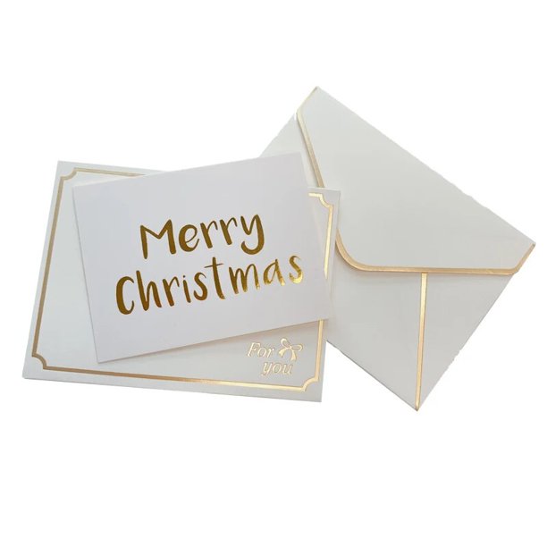 Juego de 10 tarjetas de felicitación blancas, decoración de mensajes, caja de regalo de cumpleaños, bronceado, bricolaje, sobre para el Día de San Valentín para estudiantes