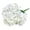 White, variant on Blue Silk Hydrangea Artificial Flowers Bouquets, Realistic Fake Hydrangea with Stems, Faux Flower Arrangement for Valentines Day Home Wedding Party Table Centerpieces Decoration, 1 Pcs