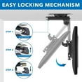 thumbnail image 6 of Mount-It! Ceiling TV Mount, 27" Maximum Screen Size, Under Cabinet Swivel Bracket, 6 of 9