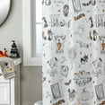 thumbnail image 4 of SKL Home Happy Halloween Peva Shower Curtain & Hook Set, 4 of 5