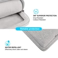 thumbnail image 2 of Bandolera para portátil Lacdo 360° con protección de 16 pulgadas, gris, 2 of 7